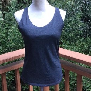Prana Gray Padded Yoga Top Sz L